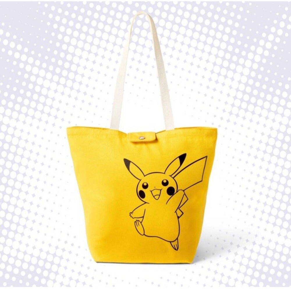 Pokemon X Target Reusable Yellow Tote Bag Pikachu 30th Anniversary